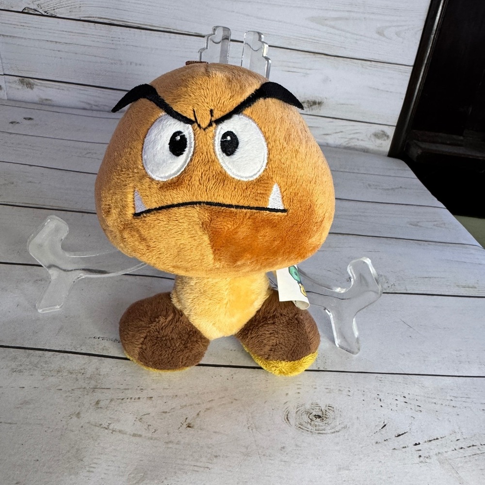 Super Mario‎ Goomba Plush 6" Stuffed Toy Nintendo Little Buddy 2018
